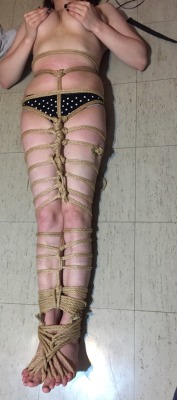 ittybittyhorrorshow:  They told me I could be anything, so I became a shibari mermaid. Tied with jute made by @theropegeek! Purchase his awesome rope at www.theropegeek.com. &lt;3 