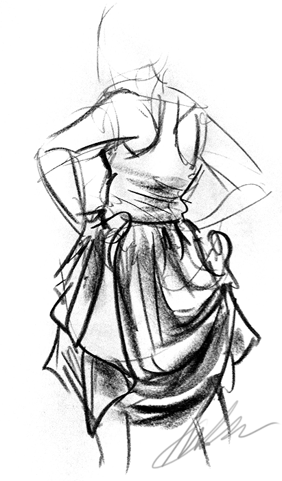 full skirts are a lot of fun to draw! :D