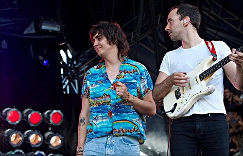 theroomisonfiree:The Strokes at The Governors Ball Music Festivalph by Erina Uemura