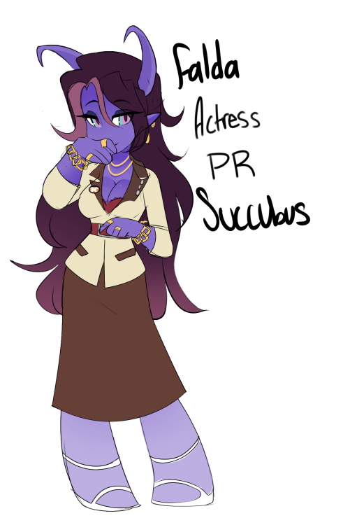 senseidezzy:  I made a new demon succ! Her name’s Falda and she loves fame, attention, and being petty.