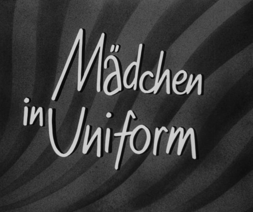 ozu-teapot:Mädchen in Uniform | Leontine Sagan / Carl Froelich | 1931