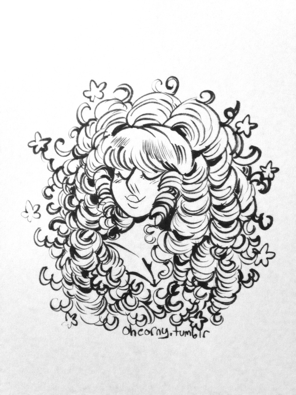 ohcoroner:  turns out all I need to do to relax is freehand rose’s hair with a