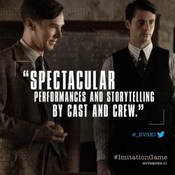  The Imitation Game @ImitationGame · Sep 29