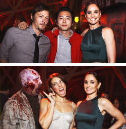 Notkatniss:  Art-Is-On-Fire:  Notkatniss:  The Walking Dead Cast + Comic Con  This