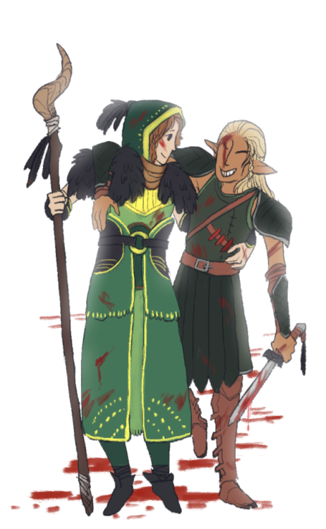 You will never walk any path alone ever againI love how we know that Zevran will join their warden L