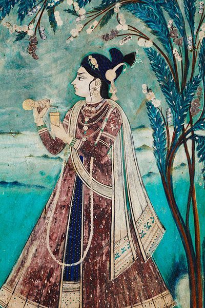 Indian miniature paintings1. 18th century2. 18th century, Garh Palace, Bundhi