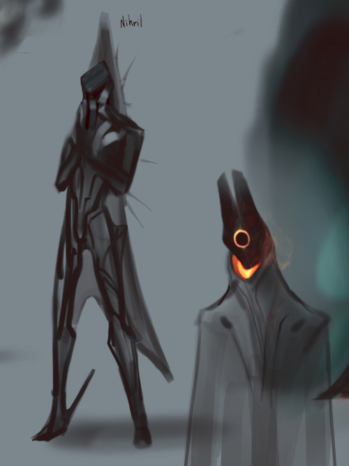 Nihril and Omen. Little witness-inspired blorbos. They are evil <3 