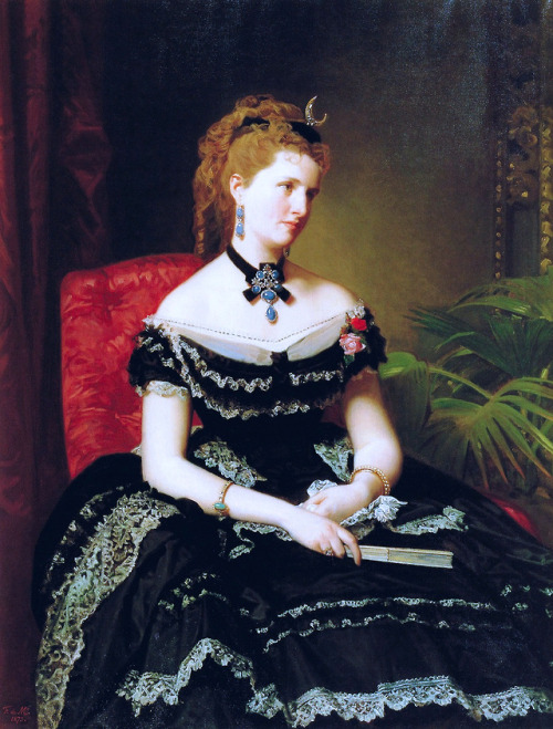 Matilde de Aguilera y Gamboa, Lady of Fontagud byFederico de Madrazo y Kuntz, 1873