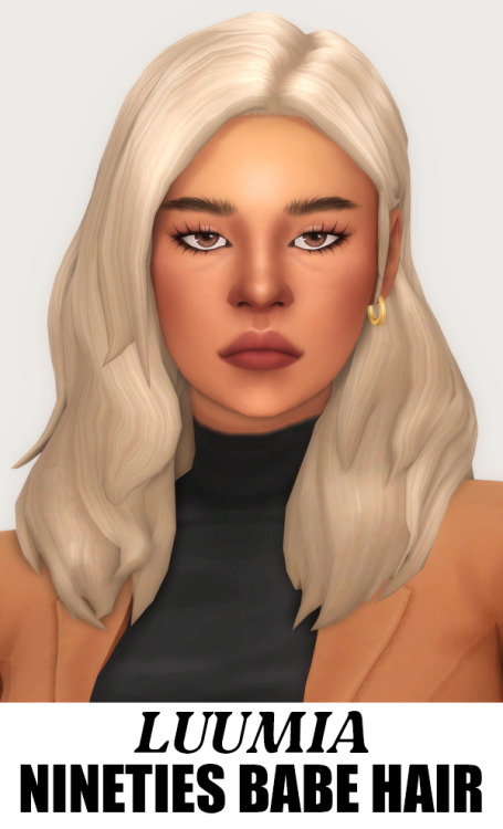 arethabee: nineties babe hair by @luumia and tahliah hair by cowconuts updated with new ea hair colo