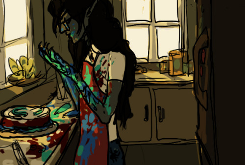 my other Ladystuck work: Red Velvet, a short Terezi/Vriska AU/futurefic comic for themostpsychotic, 