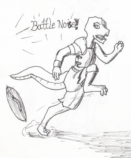 Inktober Day 5, Chicken.This is not a kobold fleeing from battle, no, it’s a tactical retreat 