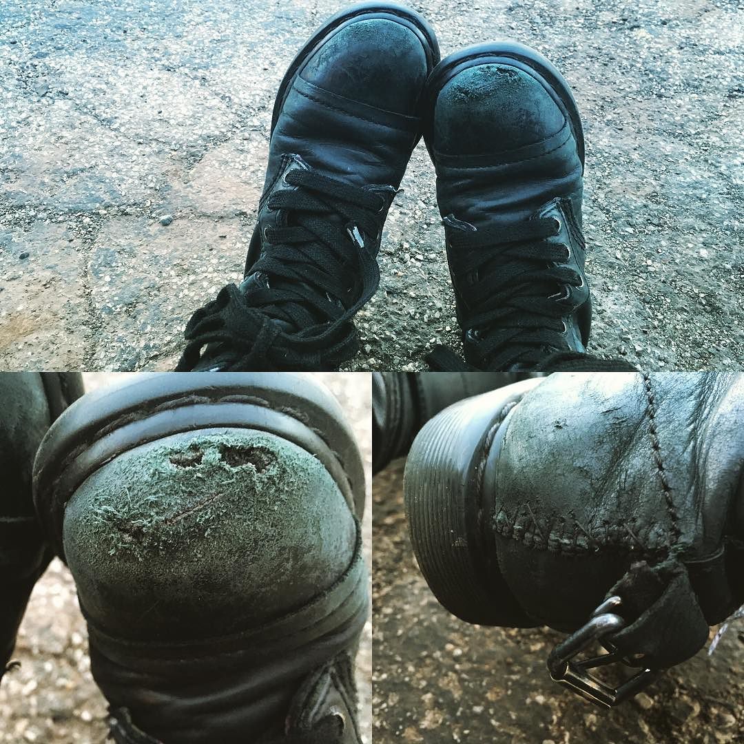 When the fuck did Doc Martens become not tour approved anymore?! Obviously the quality