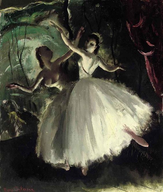 artfortheages:   Ballerinas. Doris Zinkeisen (Scottish, 1898-1991). Oil on canvas.