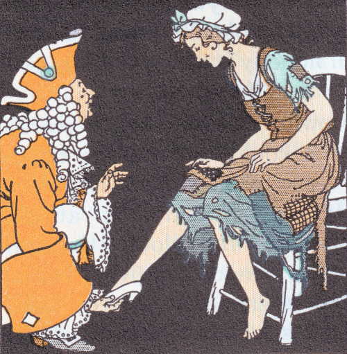 fairytalemood: &ldquo;Cinderella&rdquo; illustrated by Marguerite Davis (1920)