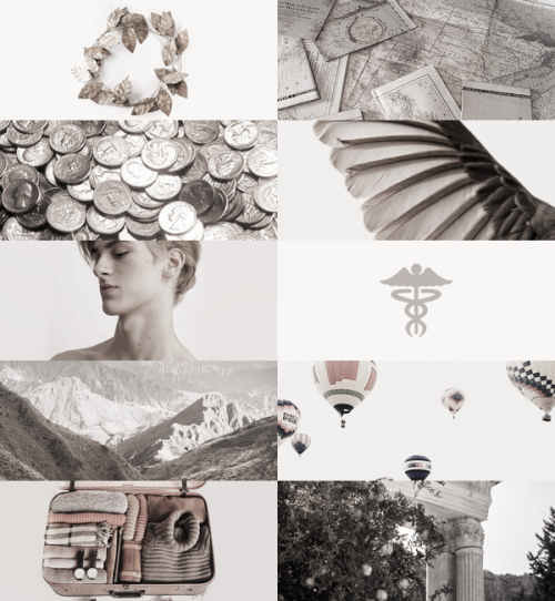 ariadnesthrcad:  greek pantheon↳ hermes I sing of Cyllenian Hermes, the Slayer of Argus, lord of Cyl