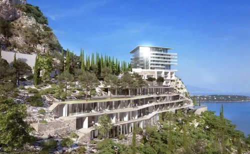 Maybourne Riviera, Roquebrune-Cap-Martin, France,Architect: Jean-Michel Wilmotte,Interiors: Bryan O’