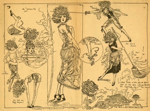 kittyinva - Kittyinva - 1924 cartoon by Nell Brinkley.