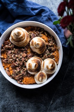 sweetoothgirl:  Lighter Sweet Potato Casserole