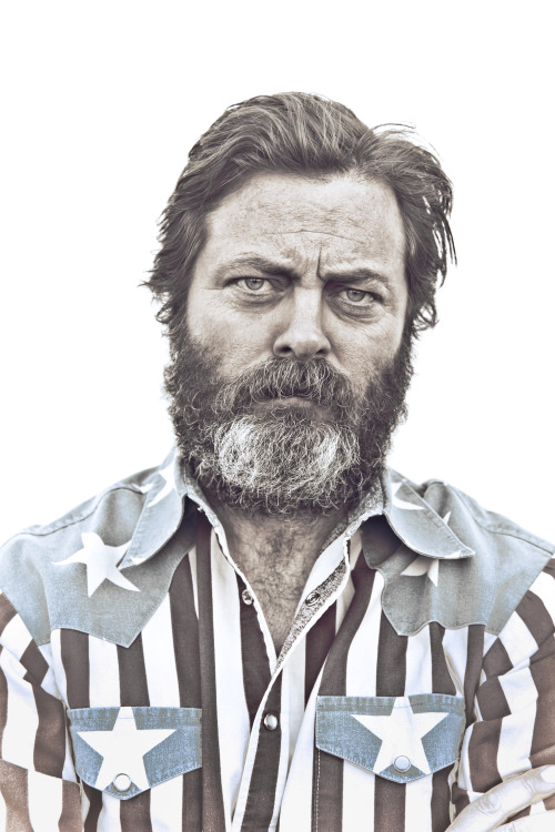 xshaydx: Portrait of Nick Offerman ( Photographed by Shayd Johnson )