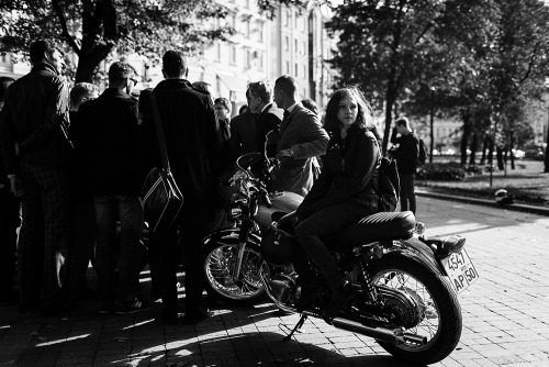 Sasha and Gentlemens The Distinguished Gentleman’s Ride 2013 Moscow