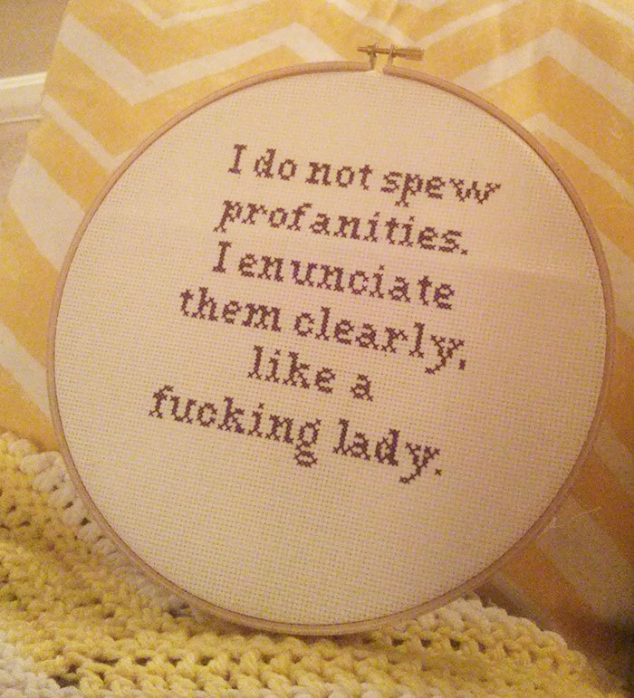 sixpenceee:  A compilation of interesting cross-stitches from here