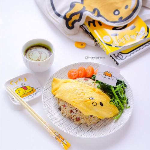 Gudetama themed yummies from Little Miss Bento