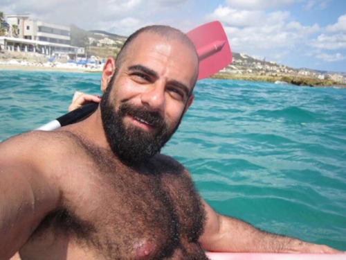 Bearded and hairy