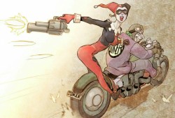 noisemx:  Joel Jurion - Harley Quinn &amp; Joker out for a Ride 