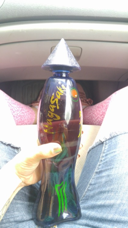 organichaos: Bottle of Sake called Nagasaki Okay so.. I know it’s a bit abstract but.. This bo