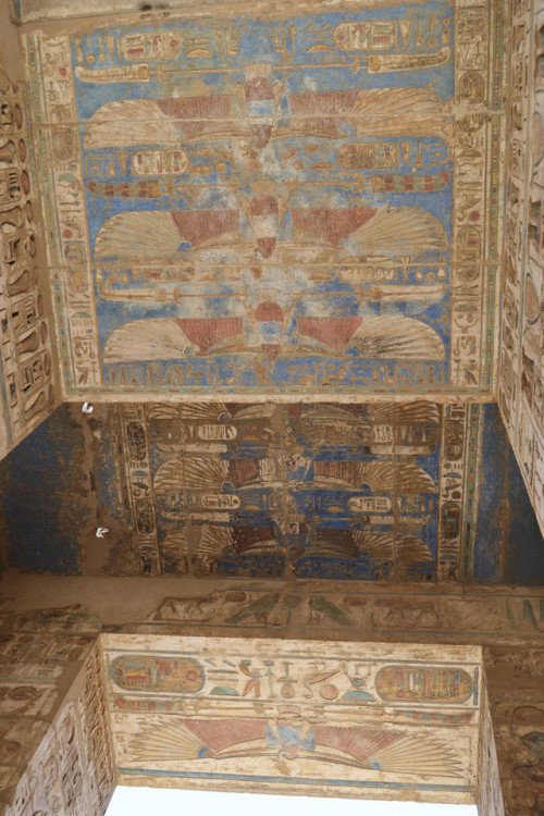 Medinet HabuPaintings inside the Mortuary Temple of Ramesses III, 12th century BC, Medinet Habu, Wes
