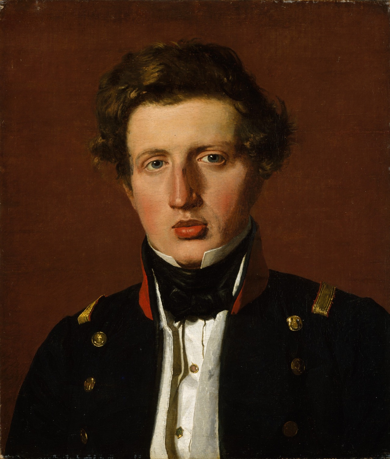    Christen Købke - Valdemar Hjartvar Købke, the Artist’s Brother (c. 1838) 