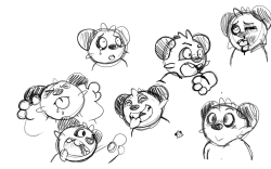 ask-lucius:  ((Can’t answer anything right now. Have some quick panda faces…))