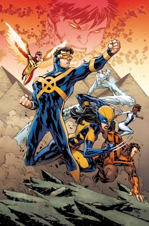  All New X-Men vs Kid Apocalypse by Ken Lashley
