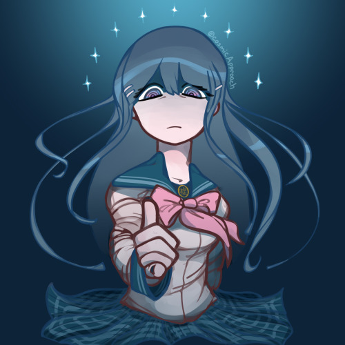 cosmicapproachart: you would never betray me, right? pinkie promise⭐ happy birthday, sayaka maizono!