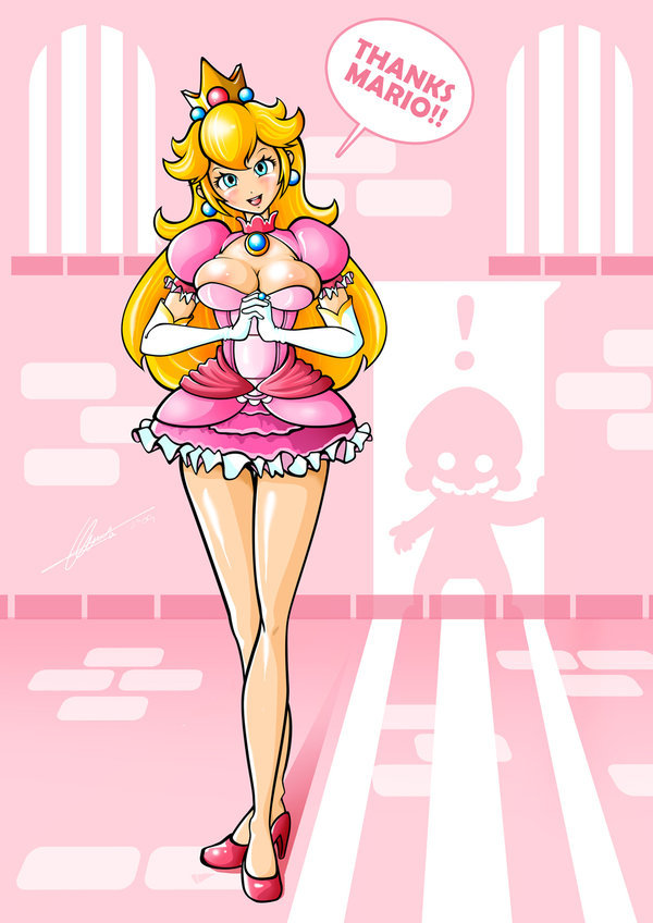 witchking00:  witchking00:  PRINCESS PEACH: THANKS MARIO! AVAILABLE NOW! :) Comic