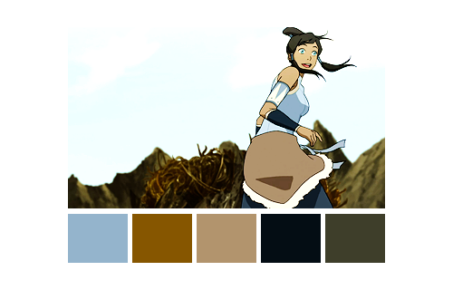 missazula:  Korra in A New Spiritual Age + color palettes