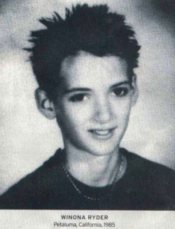 Not-Blonde:  Winona Ryder In High School &Amp;Ldquo;I Was Wearing An Old Salvation