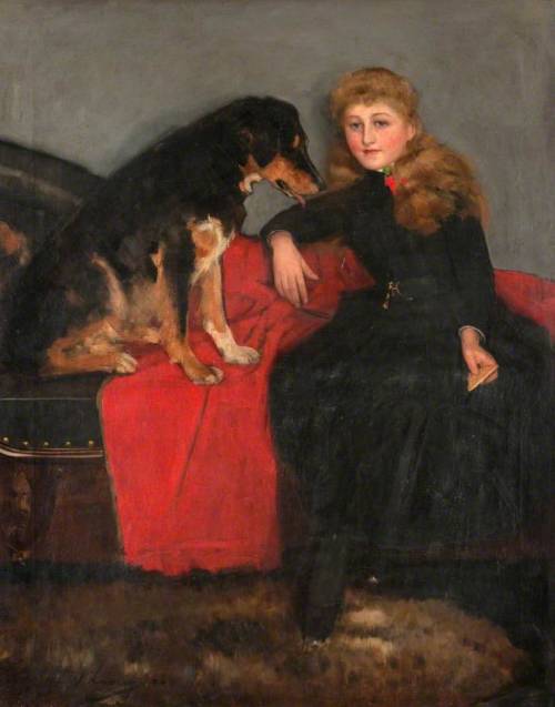 Portrait of Eva Fulton by John Lavery, unknown dateCan anyone help me out with the dating of this po