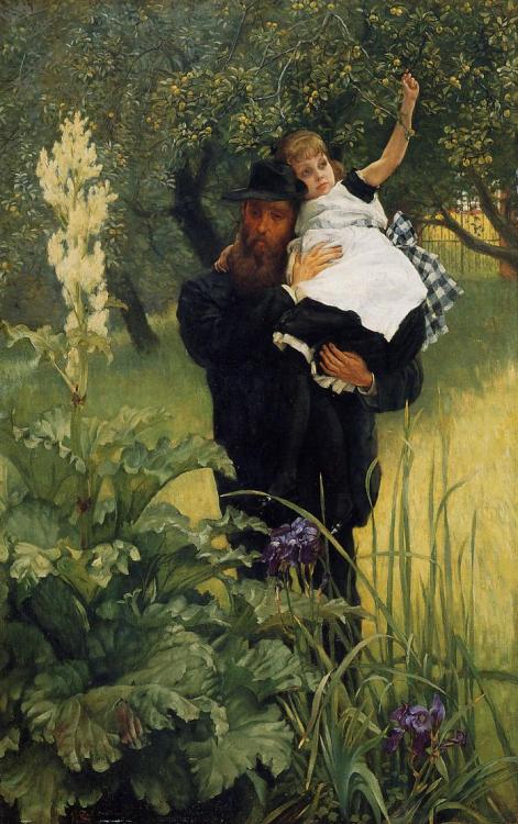 artist-tissot: The Widower, 1877, James Tissot Medium: oil,canvas 