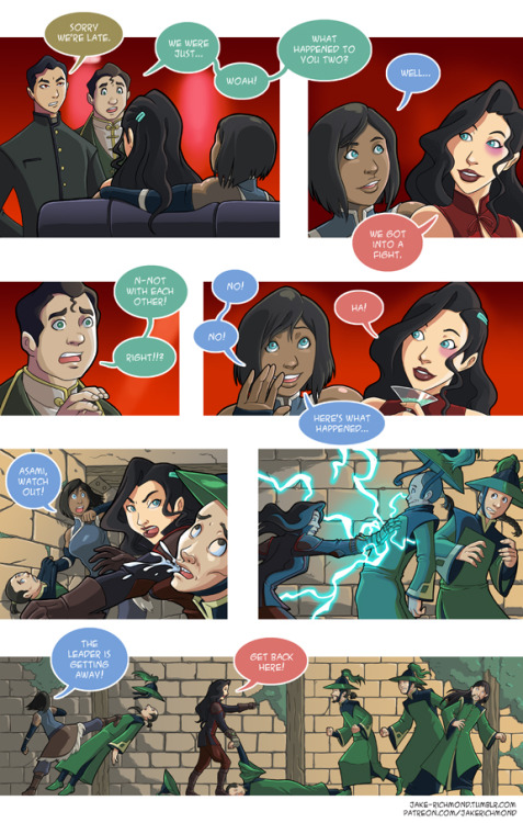 jake-richmond:  Here’s my whole “Power Couple” story form my ongoing Asami Loves Korra comic.I hear Dark Horse Comics is making some Korrasami comics.  Holy shit I would like to draw some of those. Even just a few pages. Please Dark Horse Comics?