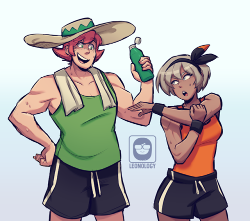 They probably work out together