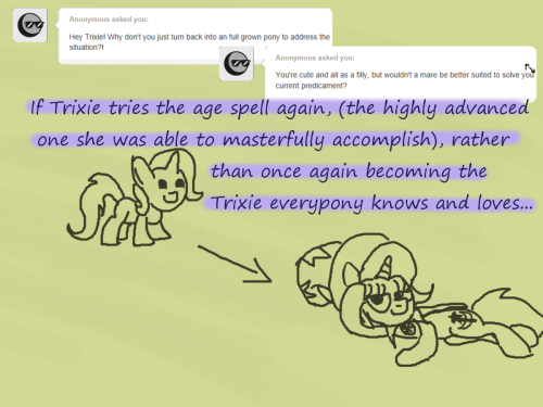 Ohnoes, poor Trixie! ;w;