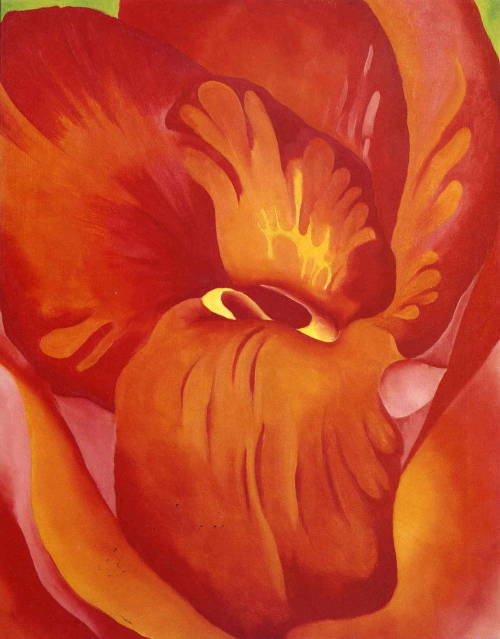 Canna Red and Orange, 1922, Georgia O'KeeffeMedium: oil,canvas