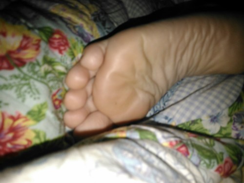 My wife’s foot