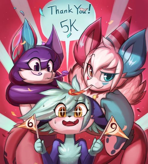 We reached 5k!! Thank you so much for everyone following me TTwTT, as I couldn’t ask more than