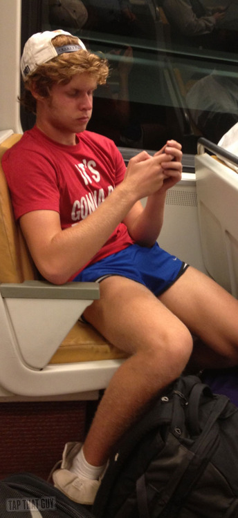 XXX 61.Â  More shorts on the subway. photo