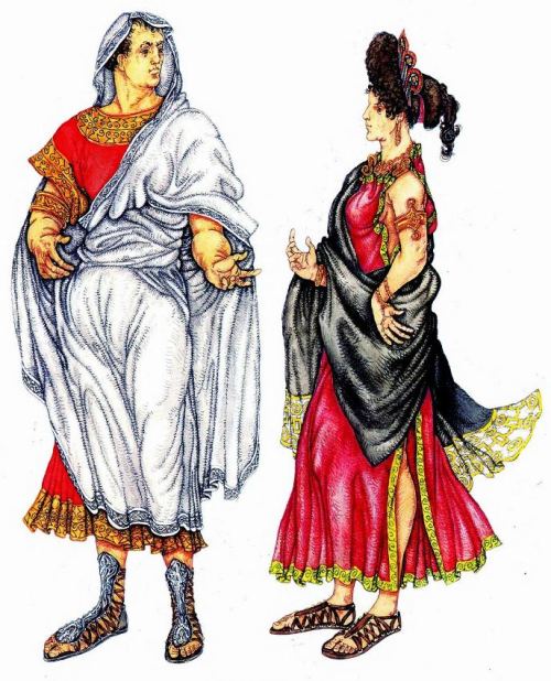 History in costumes From Pharaoh to Dandy by Anna Blaze, art by Daria Chaltykyan1. Roman patricians:
