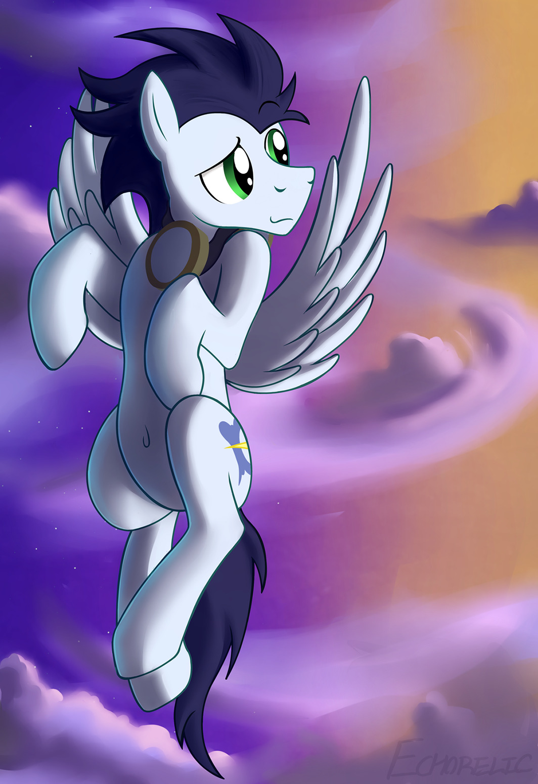 echorelic-sfw:  A solo-Soarin pic of mine because!  Oh, btw, guys I made an alternate