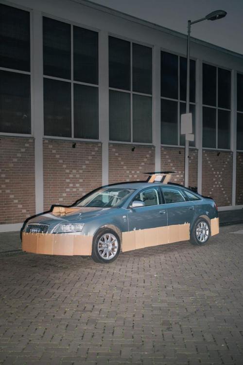 yasboogie:  Pimping Strangers’ Rides (at Night) with Cardboard  Photographer Max Siedentopf has no idea who the cars in his photos belong to. What he did know the second he saw them, is that they were in dire need of an upgrade. Armed with a few pieces