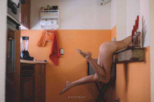 Photo: @patobejar #ameliecat #photoshoot #photo #legs #nude #naked #kitchen #house #sexy #art #MEOW 